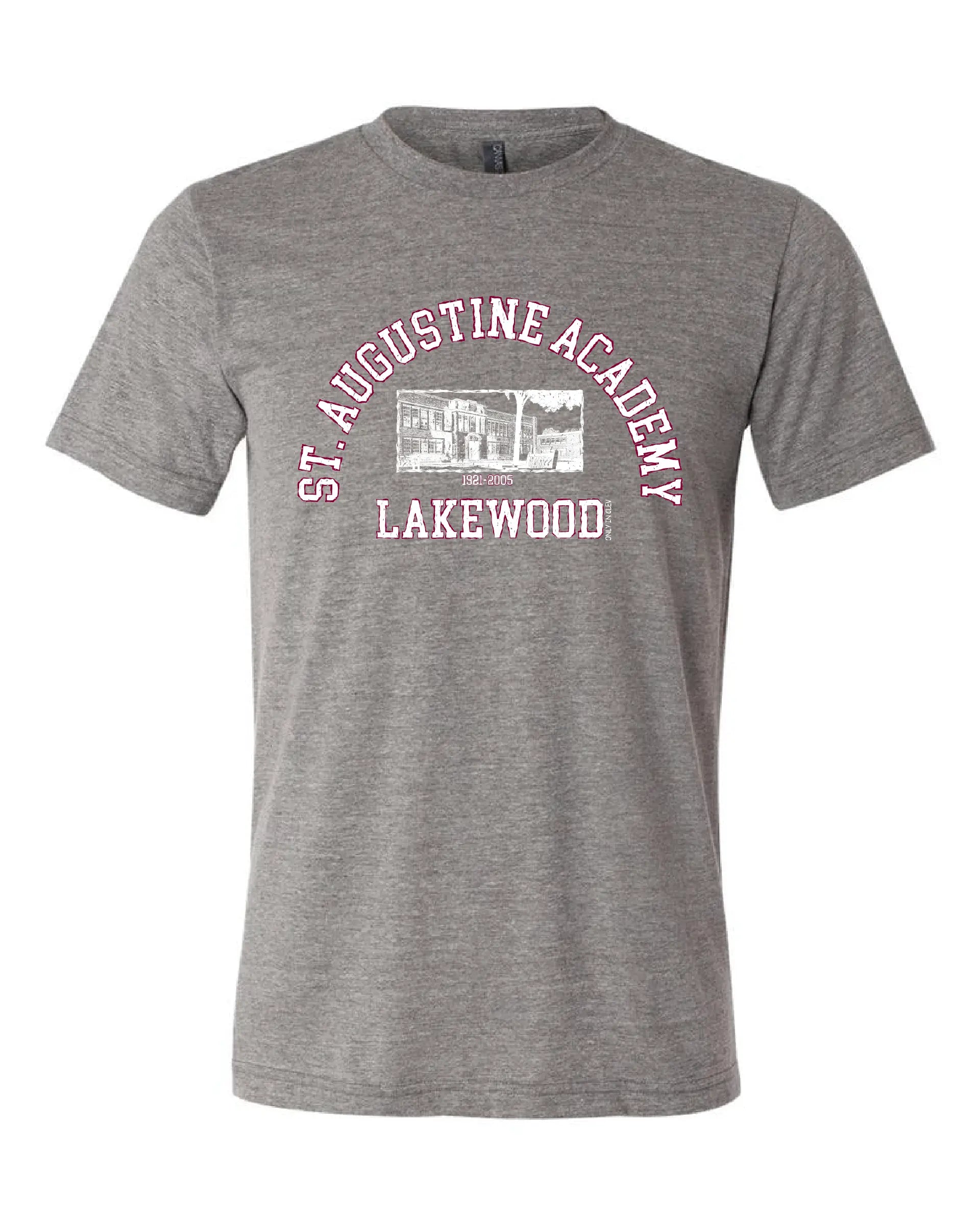 "St. Augustine Academy" Design on Grey - Only in Clev 3XL-Men-s-Short-Sleeve-T-Shirt