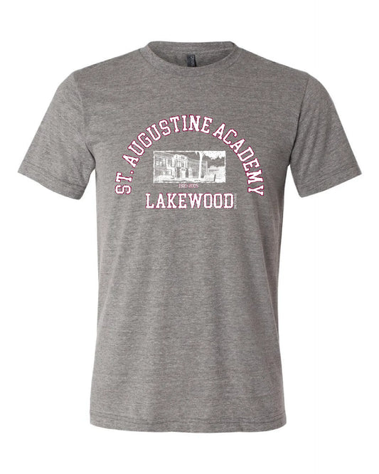 "St. Augustine Academy" Design on Grey - Only in Clev 3XL-Men-s-Short-Sleeve-T-Shirt