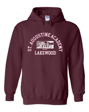 "St. Augustine Academy" Design on Maroon