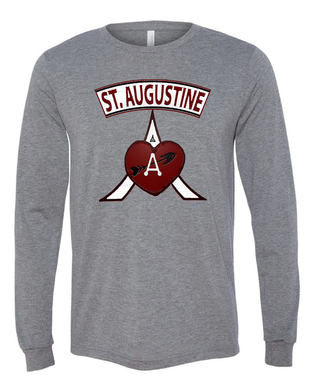 St. Augustine Academy Arrow Design on Grey