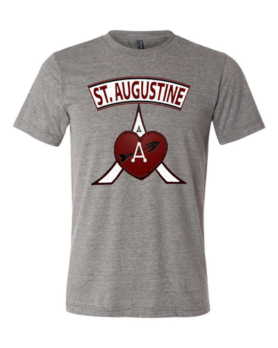 St. Augustine Academy Arrow Design on Grey