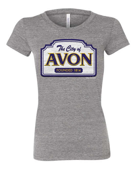 "City of Avon" Design on Gray - Only in Clev 