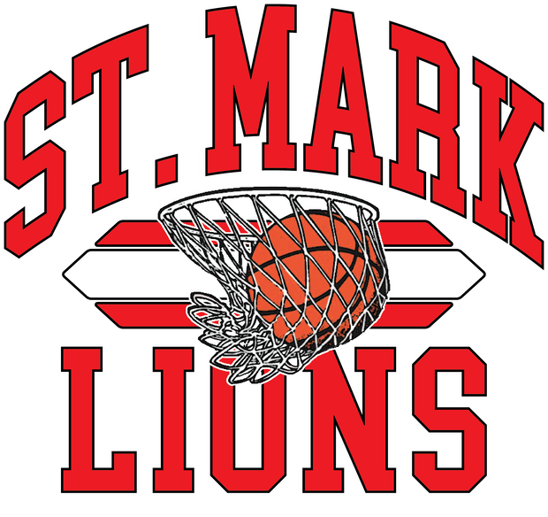 "St. Mark Basketball" Design on Black