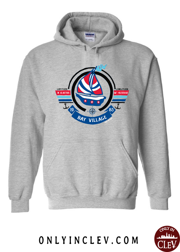 "Bay Village" T Shirt on Gray - Only in Clev