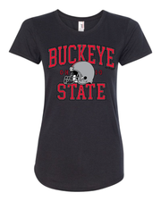 "Ohio Buckeye State" Design on Black - Only in Clev
