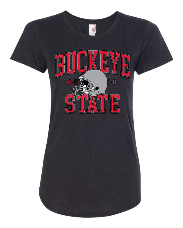"Ohio Buckeye State" Design on Black - Only in Clev