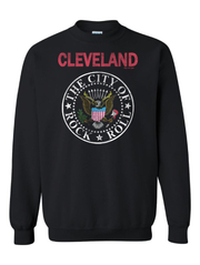 Cleveland Rock and Roll Crest on Black