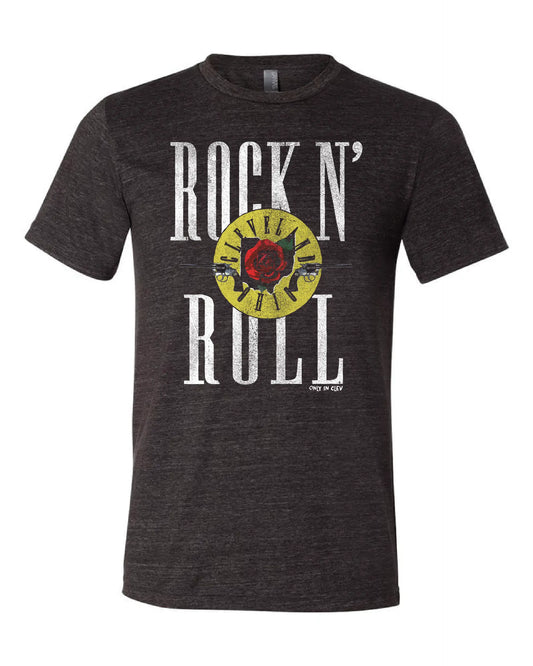 Rock n' Roll Cleveland on Black - Only in Clev 3XL-Men-s-Short-Sleeve-T-Shirt