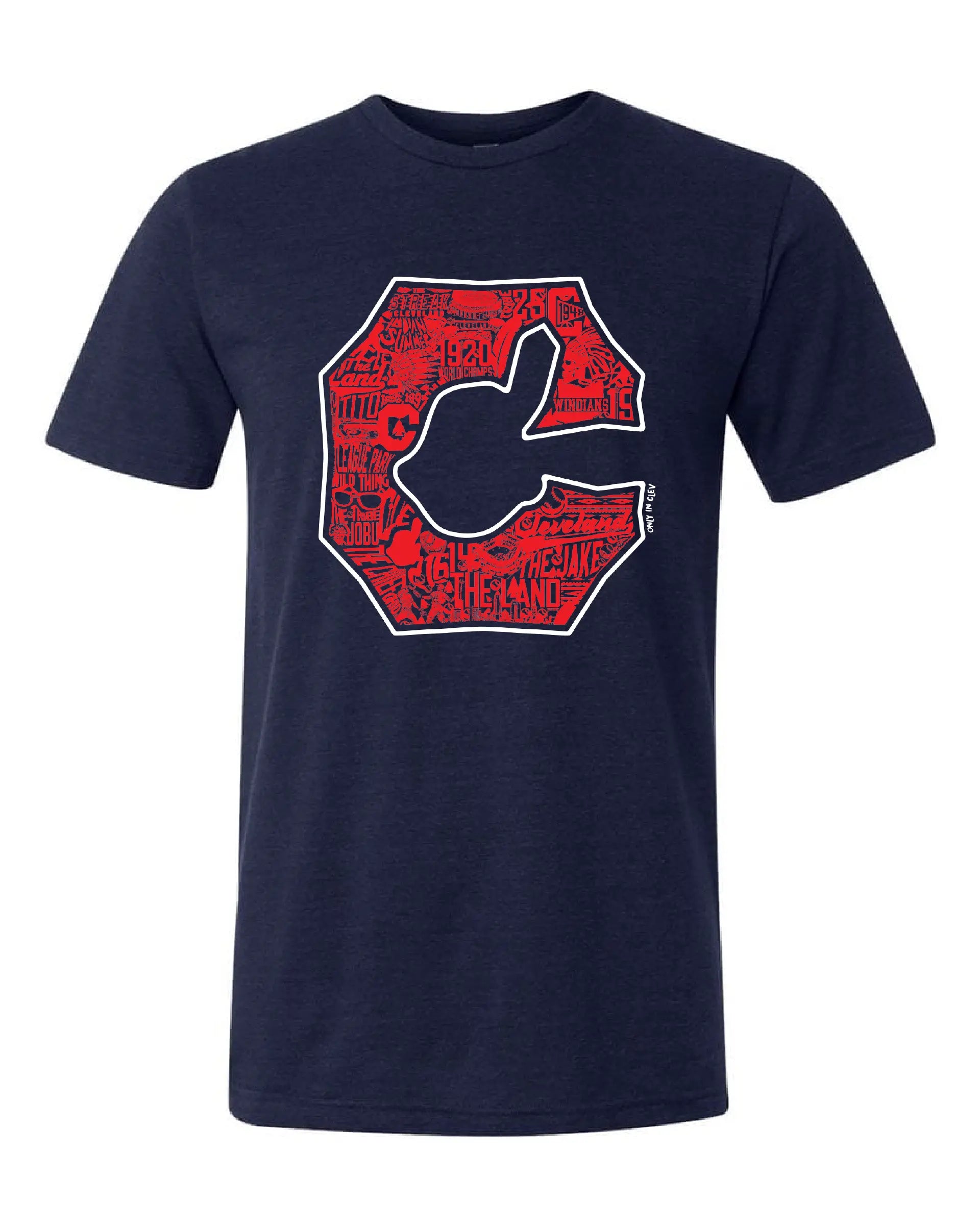 "Cleveland Block C" Baseball Design on Navy - Only in Clev