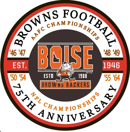 "Boise Browns Backers" Design on Brown - Only in Clev 