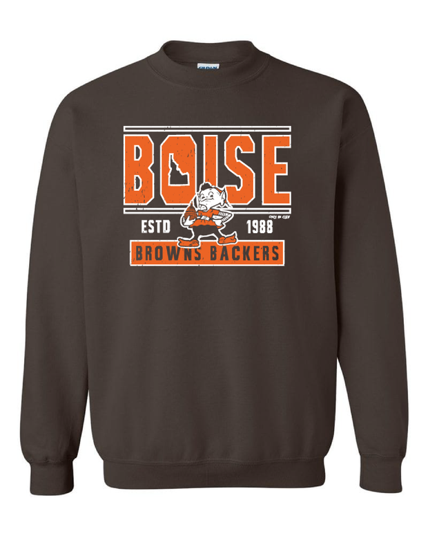 "Boise Browns Backers" Design on Brown - Only in Clev