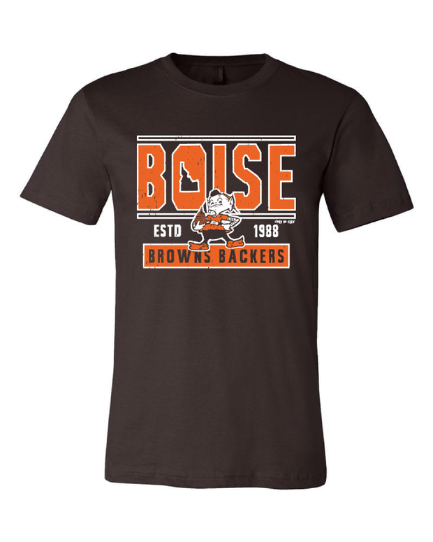 "Boise Browns Backers" Design on Brown - Only in Clev