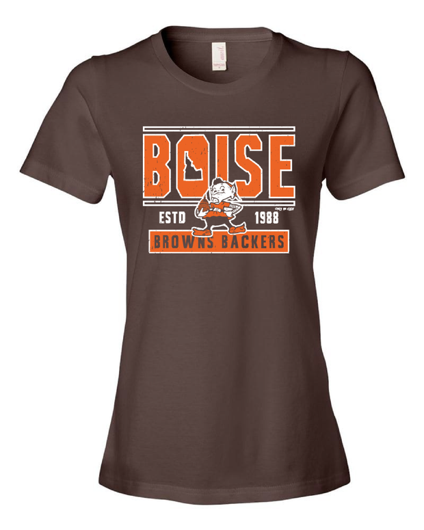"Boise Browns Backers" Design on Brown - Only in Clev