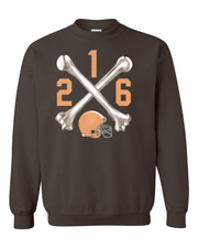 "Cleveland Bones 216" on Brown