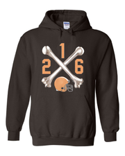 "Cleveland Bones 216" on Brown