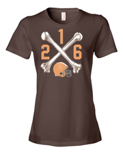 "Cleveland Bones 216" on Brown