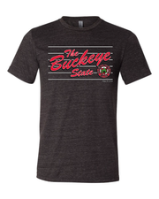 "The Script Buckeye State" Design on Black - Only in Clev