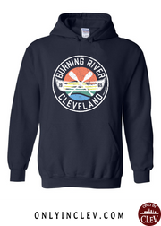 "Burning River 1969" on Blue - Only in Clev