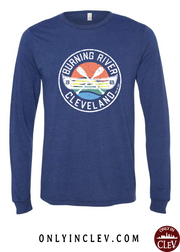 "Burning River 1969" on Blue - Only in Clev
