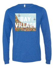 "Bay Village" Design on Royal Blue