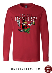 "Can You Dyngus?" Design on Red - Only in Clev