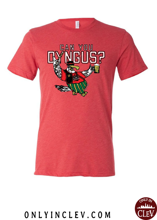 "Can You Dyngus?" Design on Red - Only in Clev