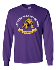 "Cathedral Latin" Design on Purple