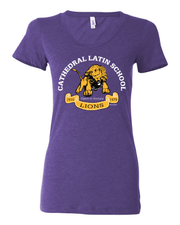 "Cathedral Latin" Design on Purple