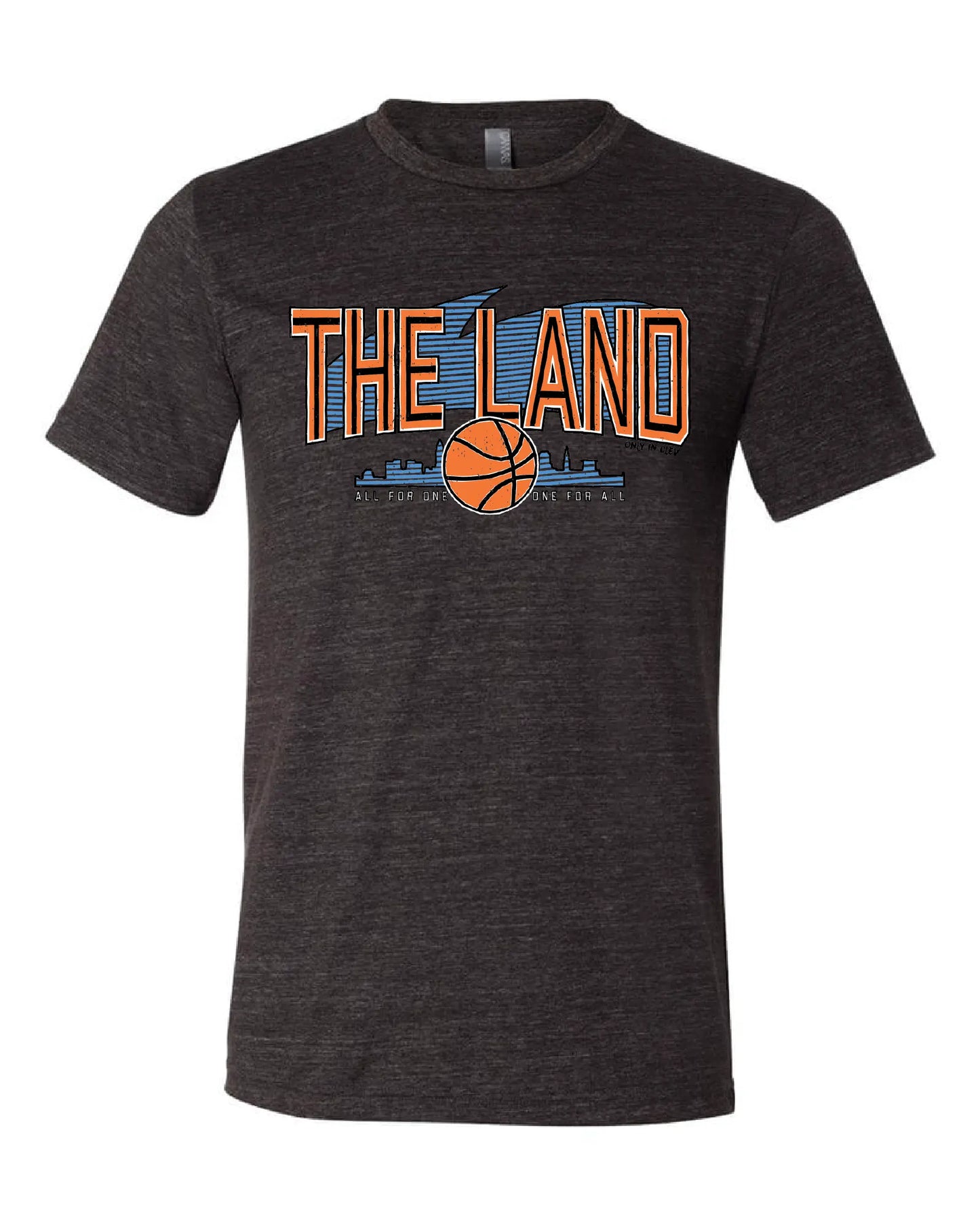 "The Land Retro Swirl"  Design on Black - Only in Clev