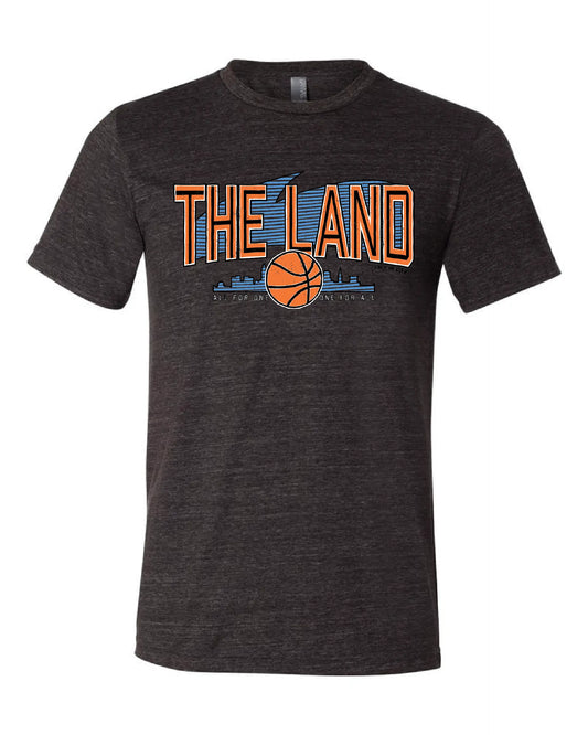 "The Land Retro Swirl"  Design on Black - Only in Clev