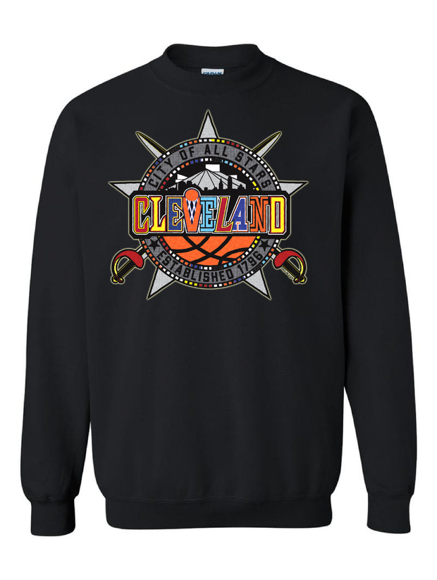"Cleveland Basketball All Star 2022" on Black