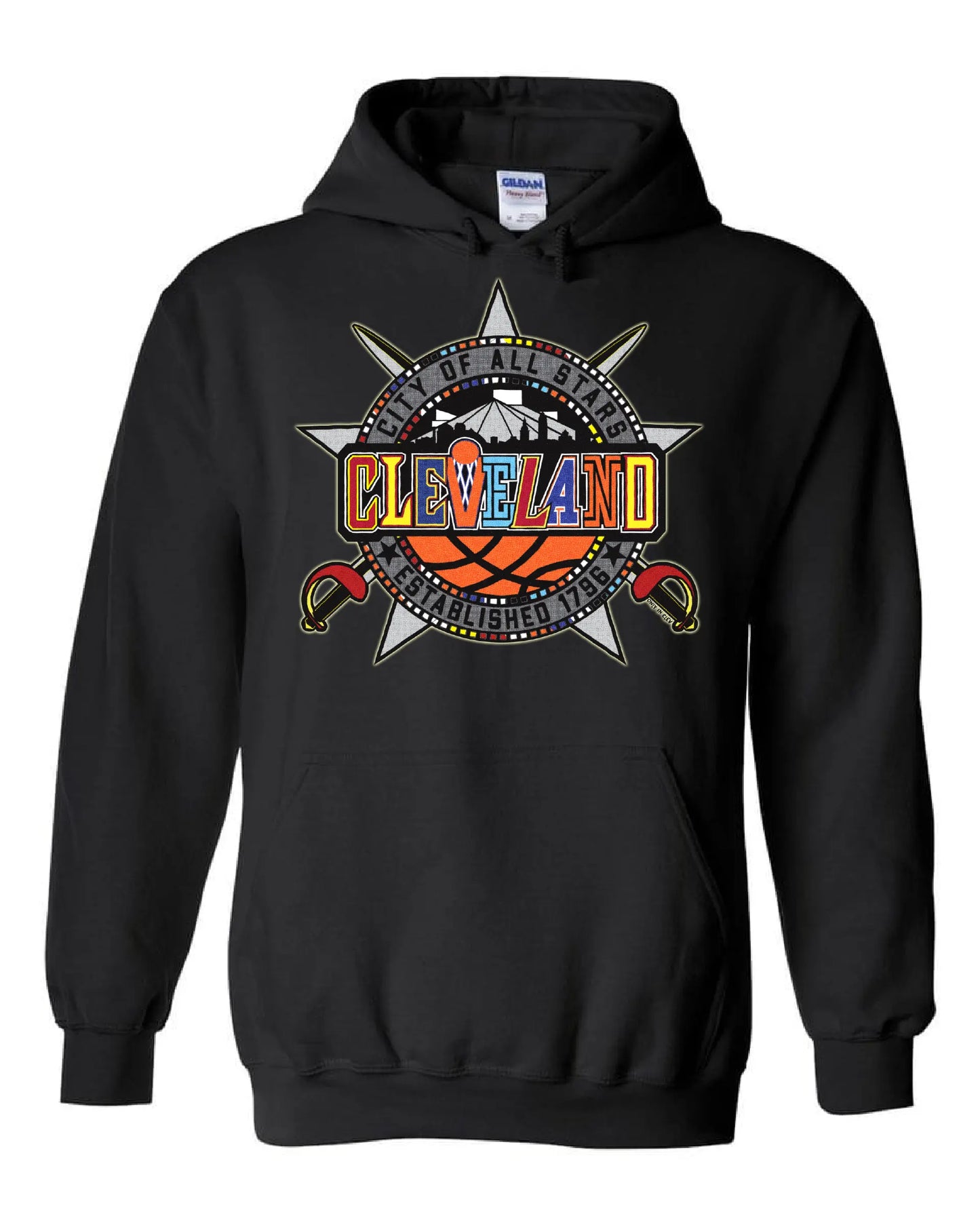 "Cleveland Basketball All Star 2022" on Black - Only in Clev 