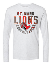"St. Mark Lions Cheerleading" Design on Ash
