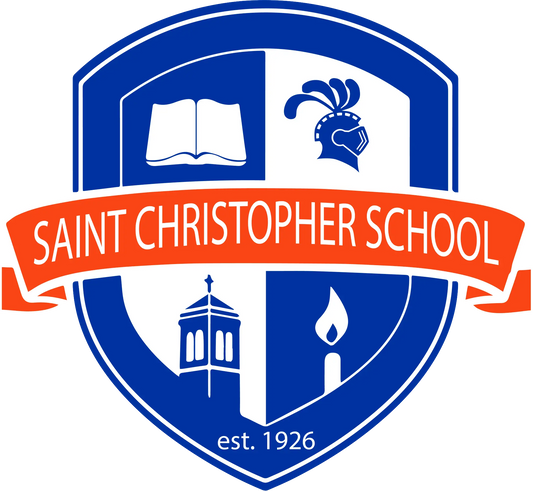 "St. Christopher Crest" Design on Gray - Only in Clev 