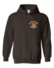"Cin - Day Lucky Dawgs" left chest design on Brown - Only in Clev