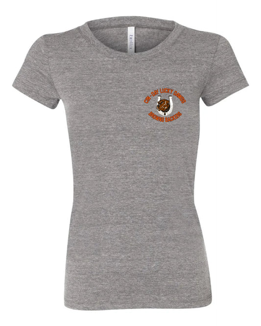 "Cin - Day Lucky Dawgs" Left Chest design on Gray - Only in Clev