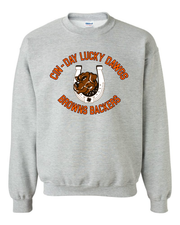 "Cin - Day Lucky Dawgs" Full chest design on Gray - Only in Clev