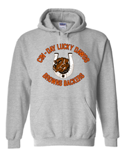 "Cin - Day Lucky Dawgs" Full chest design on Gray - Only in Clev