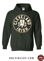 "Cleveland 216 Irish" Design on Emerald Green - Only in Clev
