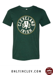 "Cleveland 216 Irish" Design on Emerald Green - Only in Clev