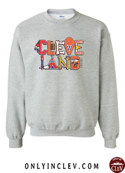 "Cleveland All Sports Design" on Gray - Only in Clev