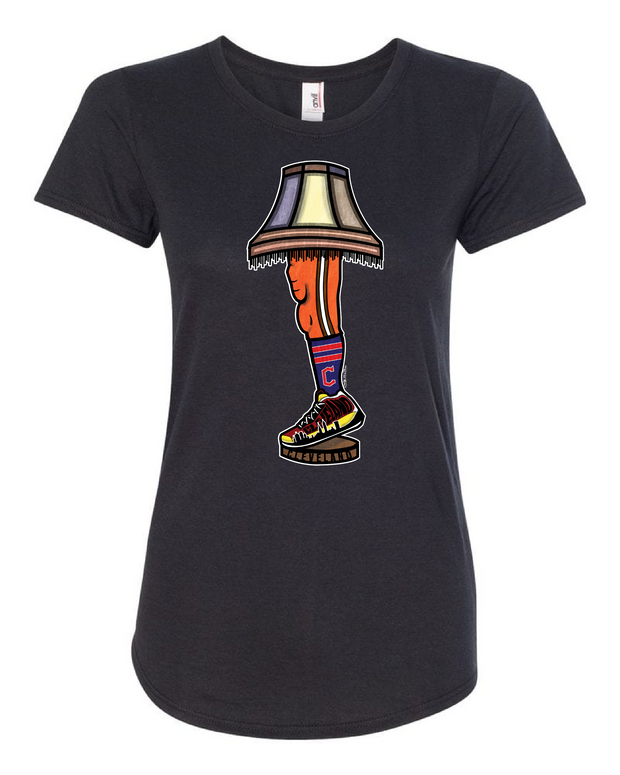 "Cleveland All Sports Lamp" Design on Black