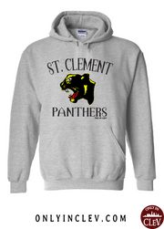 "St. Clement Panthers" Design on Gray - Only in Clev