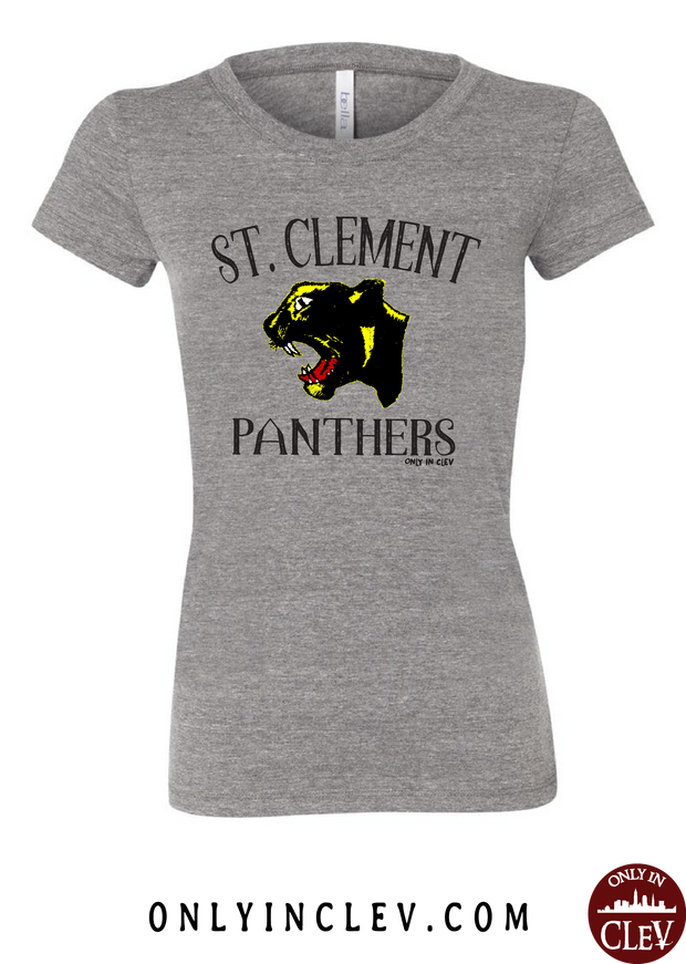 St. Clement Panthers Womens T-Shirt - Only in Clev