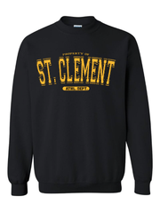 Property of "St. Clement" Design on Black - Only in Clev