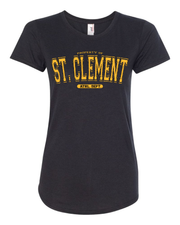 Property of "St. Clement" Design on Black - Only in Clev