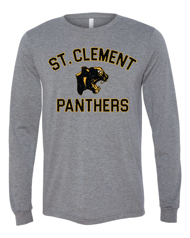 New "St. Clement Panthers" Design on Gray - Only in Clev