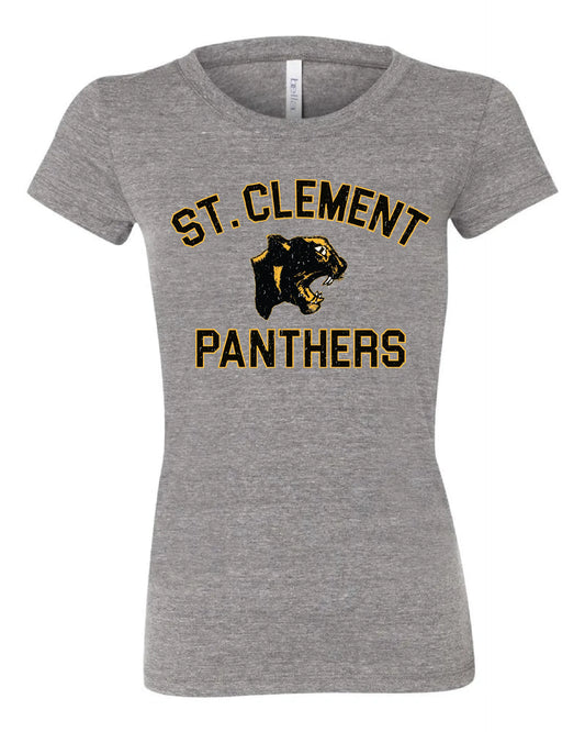 New "St. Clement Panthers" Design on Gray - Only in Clev