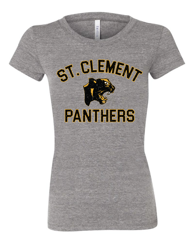 New "St. Clement Panthers" Design on Gray - Only in Clev