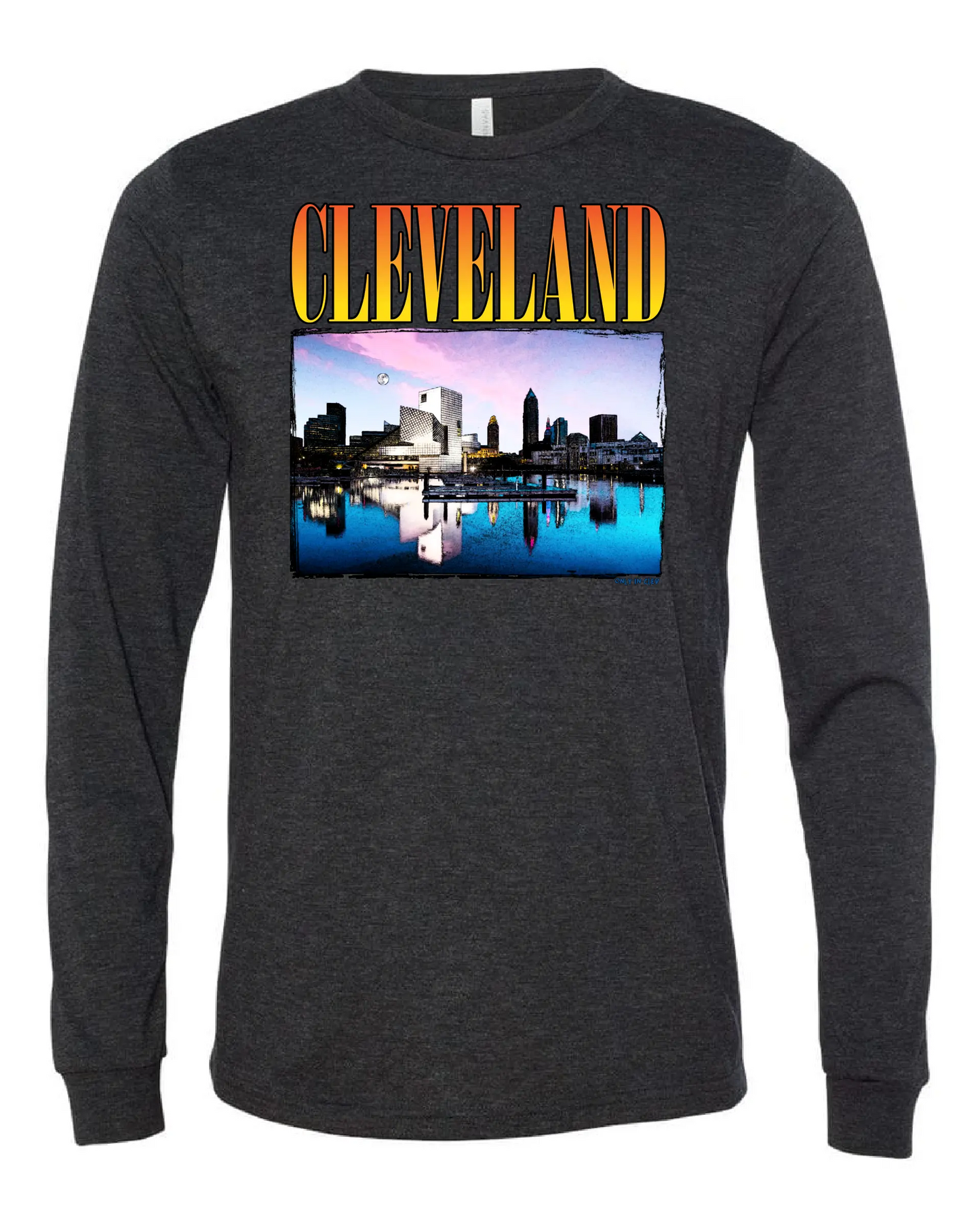 Cleveland Nirv on Black - Only in Clev 